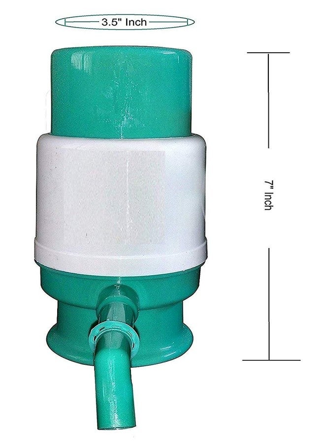 SEASPIRIT Plastic Hand Press Manual Aqua Water Pump Dispenser for Bottled Drinking Water-Bottle Cans, 20L -25L (Set of 01, Multicolour). - Image 4